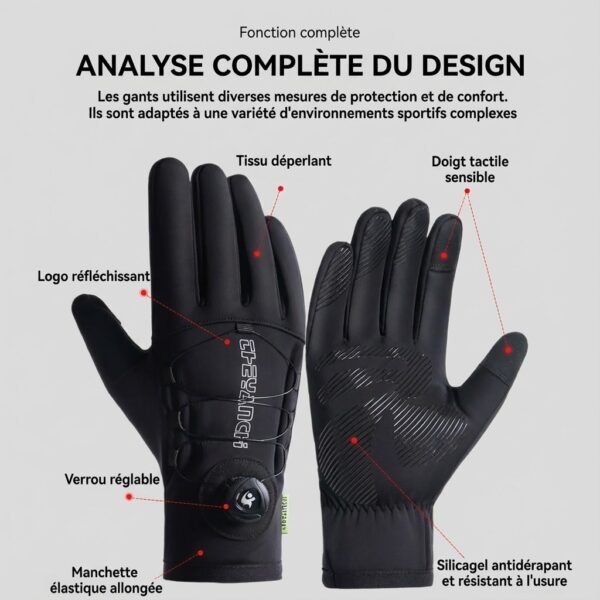 Gants de Cyclisme chauds et imperméables
