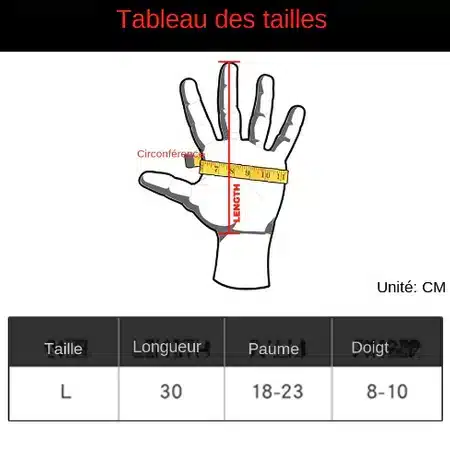 Gants Chauffants Hiver USB