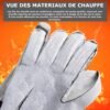 Gants Chauffants Hiver USB