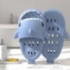 Sandales de bain requin anti-dérapantes avec drainage pour douche et piscine