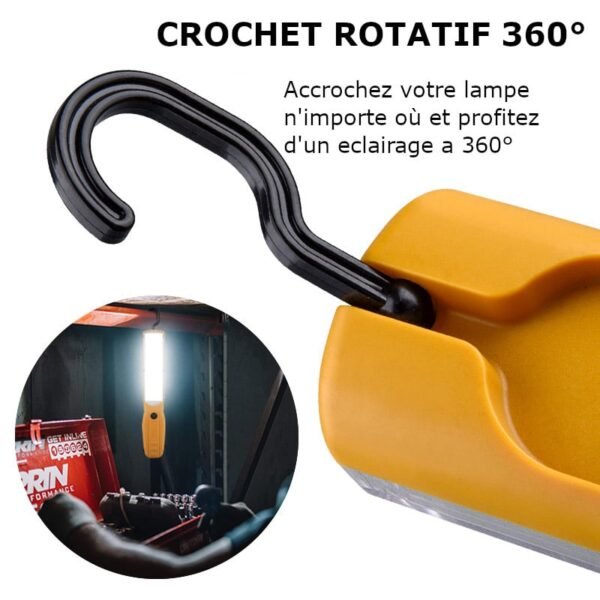 Lampe de Travail baladeuse Magnétique LED Puissante USB