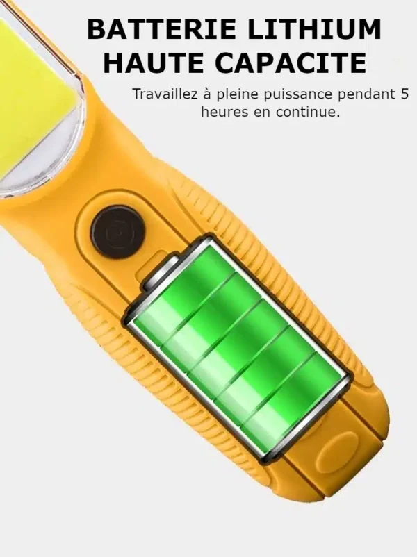 Lampe de Travail baladeuse Magnétique LED Puissante USB