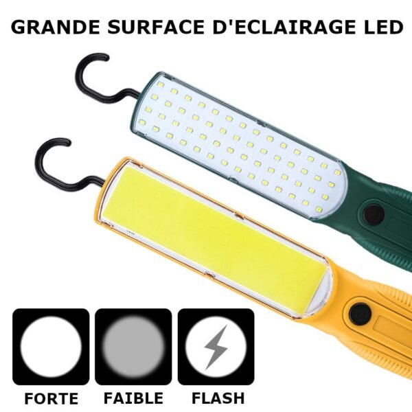 Lampe de Travail baladeuse Magnétique LED Puissante USB