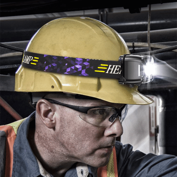 Lampe Frontale Puissante Rechargeable USB