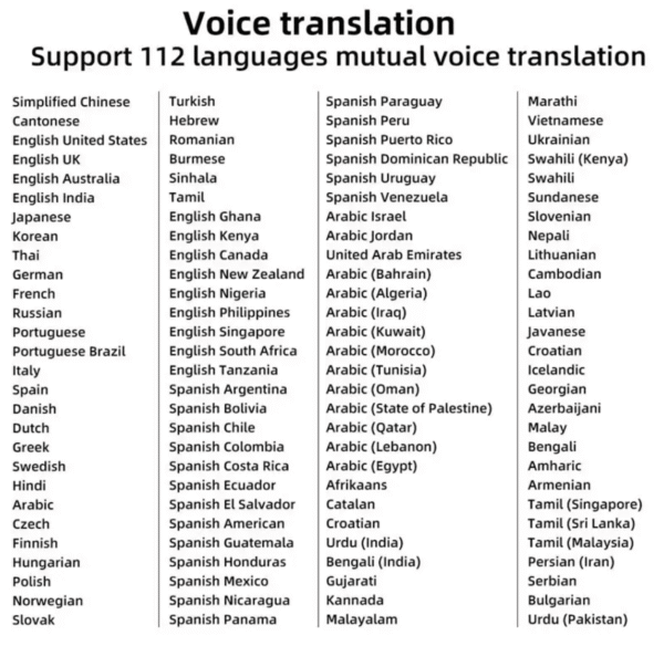 Traducteur électronique Portable USB