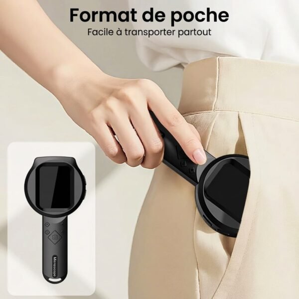 Loupe Numérique Microscope 100X avec Ecran IPS 2.8