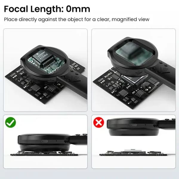 Loupe Numérique Microscope 100X avec Ecran IPS 2.8