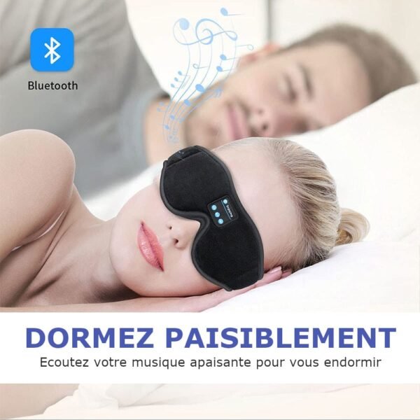 Masque de Sommeil Connecté 3D Bluetooth