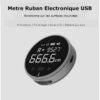 Mètre Ruban électronique LCD de précision rechargeable USB