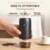 Moulin à Café électrique sans fil rechargeable