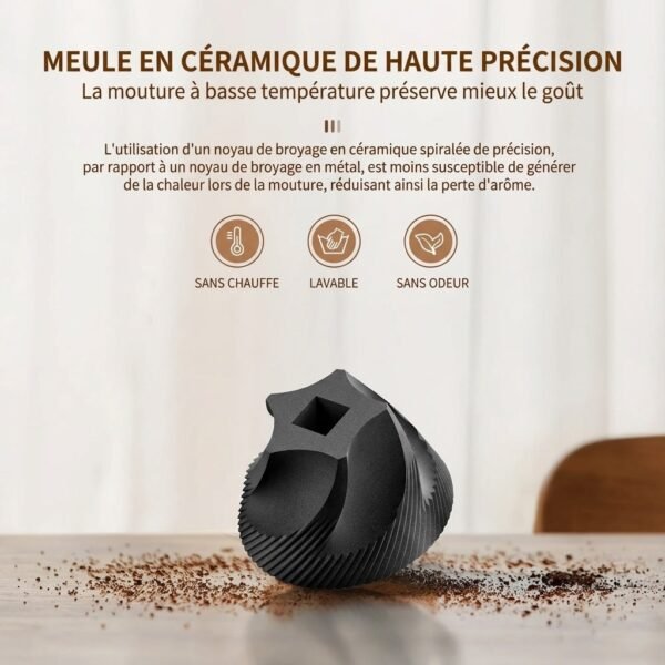 Moulin à Café électrique sans fil rechargeable