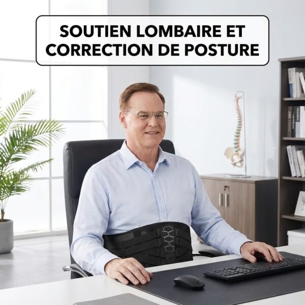 Orthèse Dorsale – Ceinture de soutien pour douleurs lombaires