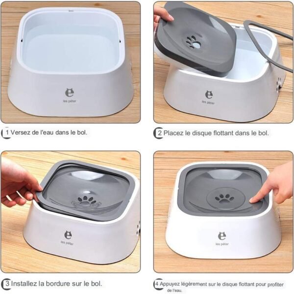 SNISgamelle-chien-Distributeur-d-eau-Portable-sans-d-versement-bol-flottant-pour-chien-et-chat-pas-1.jpg Gamelle à eau Anti Débordement pour chiens et chats 1.5l