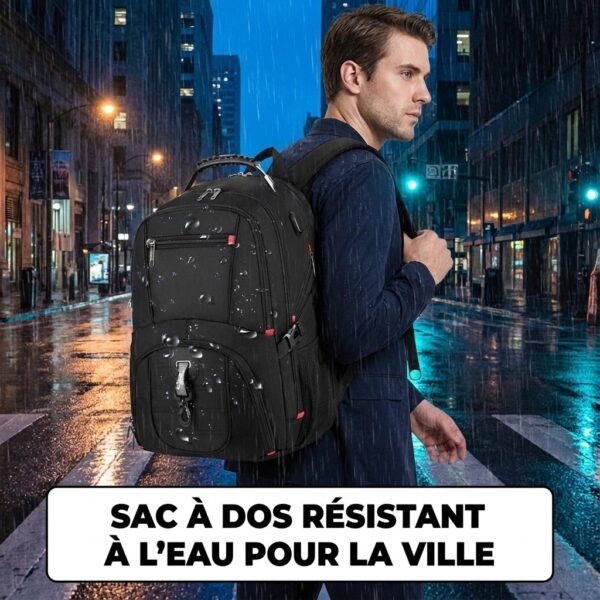 Sac à Dos PC Portables 17 Pouces de Voyage multifonctions
