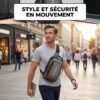 Sac à bandoulière élégant pour hommes