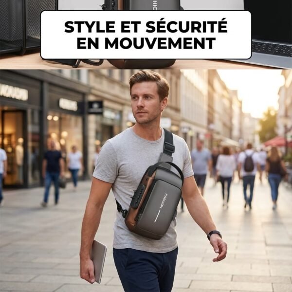 Sac à bandoulière élégant pour hommes