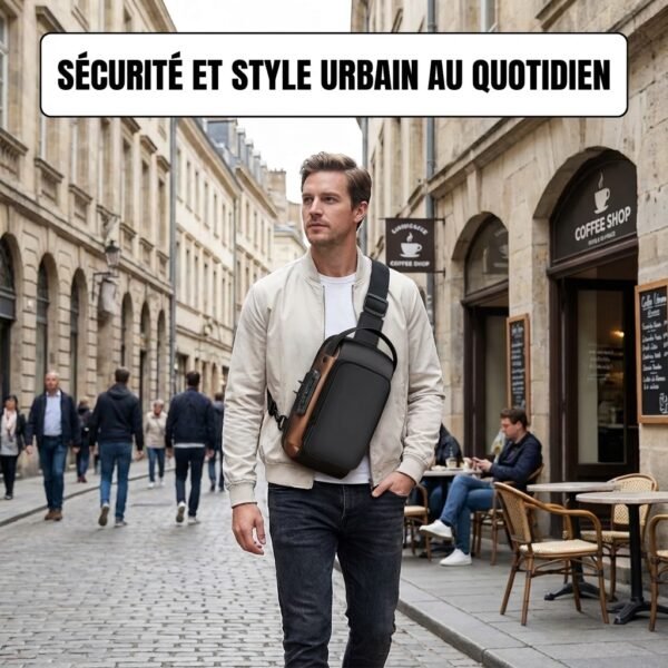 Sac à bandoulière élégant pour hommes