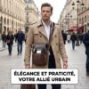 Sac a bandoulière et sacoche en cuir pour homme
