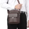 Sac a bandoulière et sacoche en cuir pour homme