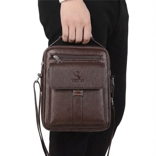 Sac a bandoulière et sacoche en cuir pour homme