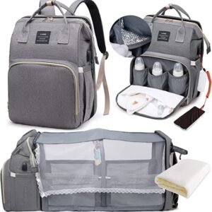 Sac a Langer Bébé – Lit Convertible BabyCare