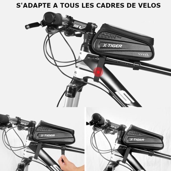 Sacoche de Vélo Etanche | Support Smartphone
