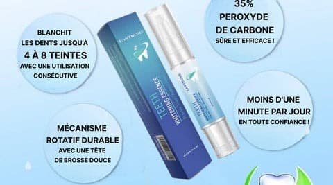 Stylo Blanchisseur de Dents – White Teeth