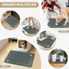 Tapis Alimentation Animaux Absorbant | Anti Eclaboussures | Séchage Rapide