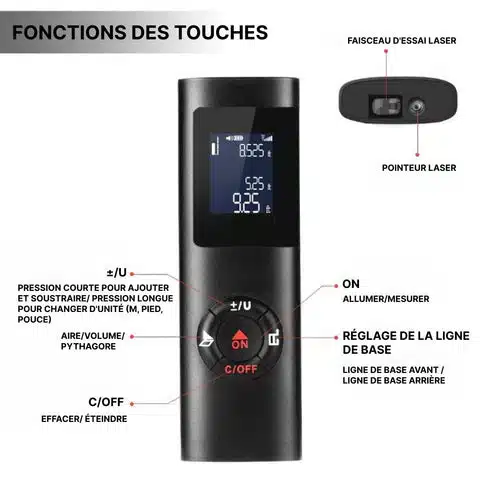 Télémètre Laser infrarouge de précision