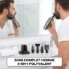 Tondeuse à Barbe et Nez rechargeable 4 en 1 pour homme