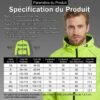 Veste de Cyclisme chaude doublure polaire