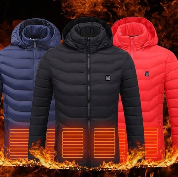 Veste Chauffante USB avec Capuche et Manches longues