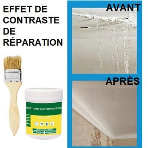 Colle transparente anti-fuites