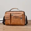 Sac d’épaule retro messager étanche pour homme