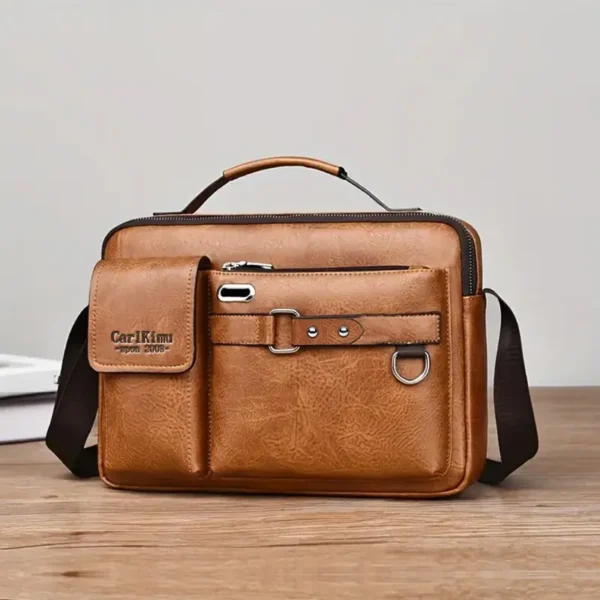 Sac d’épaule retro messager étanche pour homme