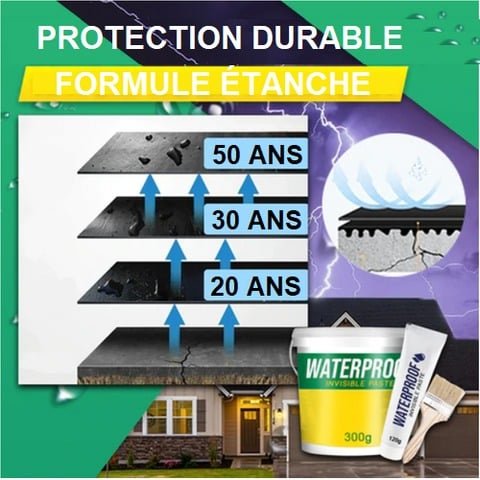 Colle transparente anti-fuites