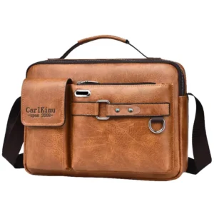 Sac d’épaule retro messager étanche pour homme