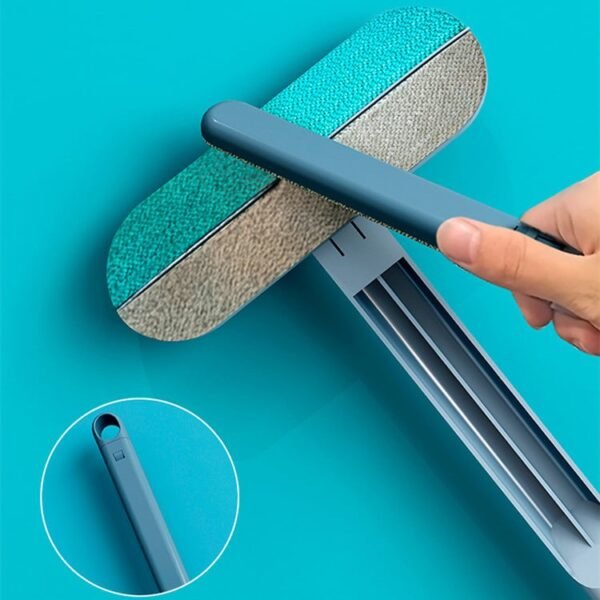 Brosse multifonction 4-en-1 pour poils d’animaux et vitres