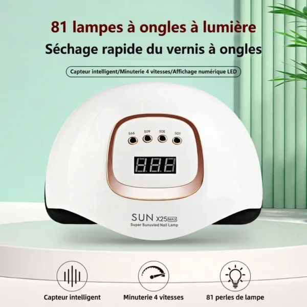 Lampe UV de séchage pour ongles professionnelle
