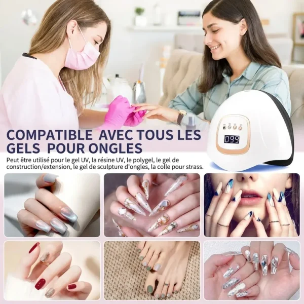 Lampe UV de séchage pour ongles professionnelle