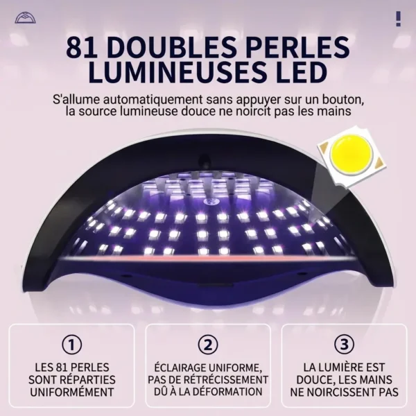 Lampe UV de séchage pour ongles professionnelle