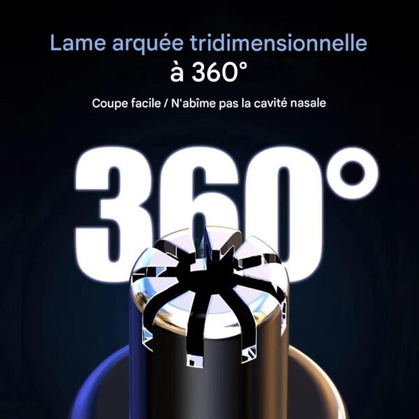 Tondeuse de Poche pour Poils de Nez et Oreilles Rechargeable