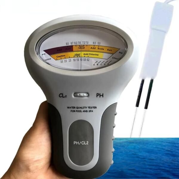 Testeur de PH et de Chlore 2 en 1