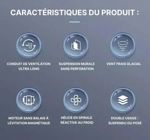 Ventilateur Puissant Mobile Silencieux