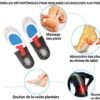 Semelles Orthopédiques respirantes avec absorption des chocs